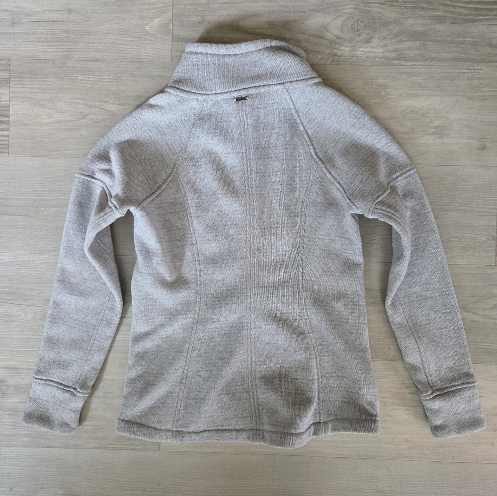 Prana Women's Tri Thermal Gray Zip-Up Jacket - Picture 5 of 9